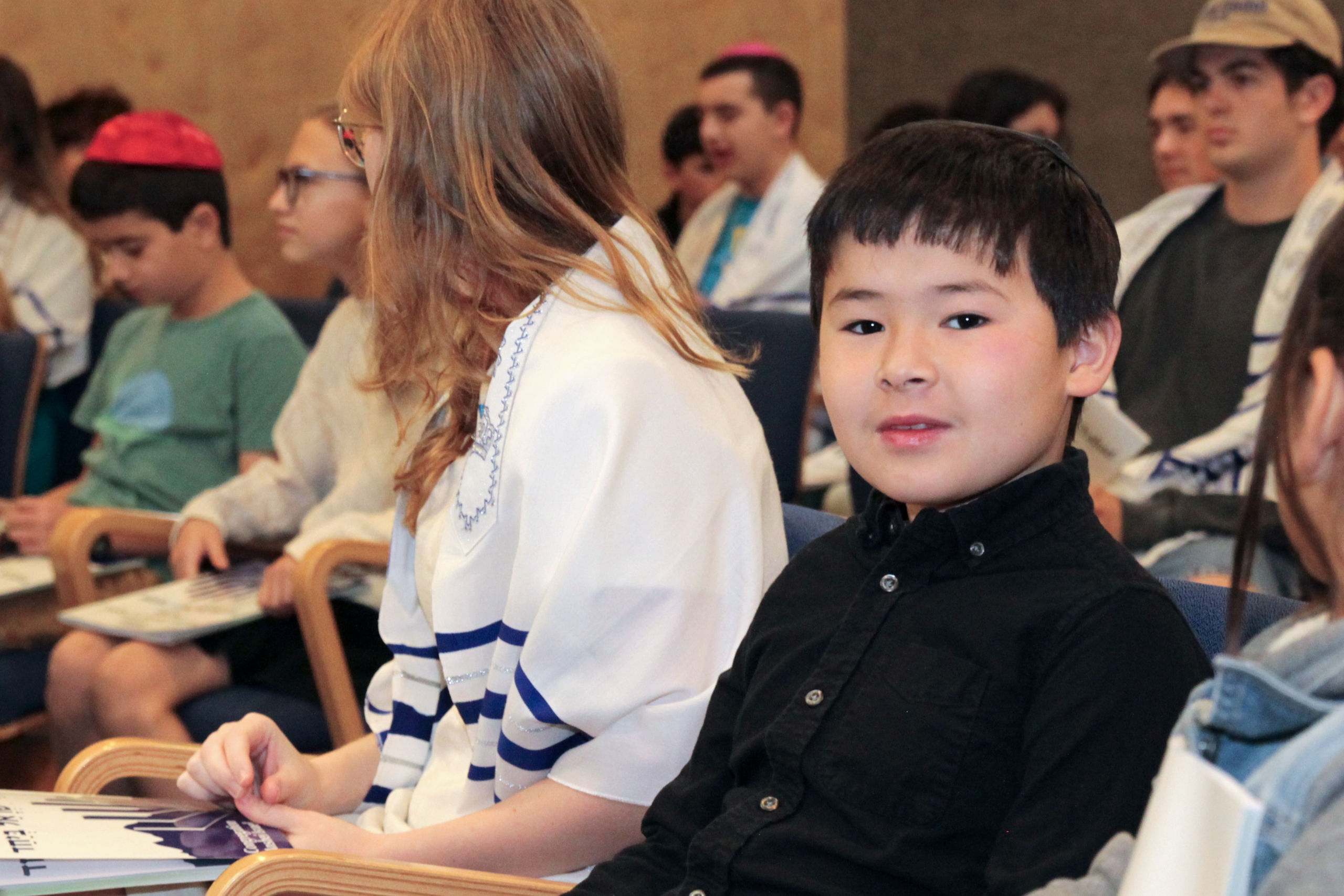 B'yahad kids in the Beit Midrash