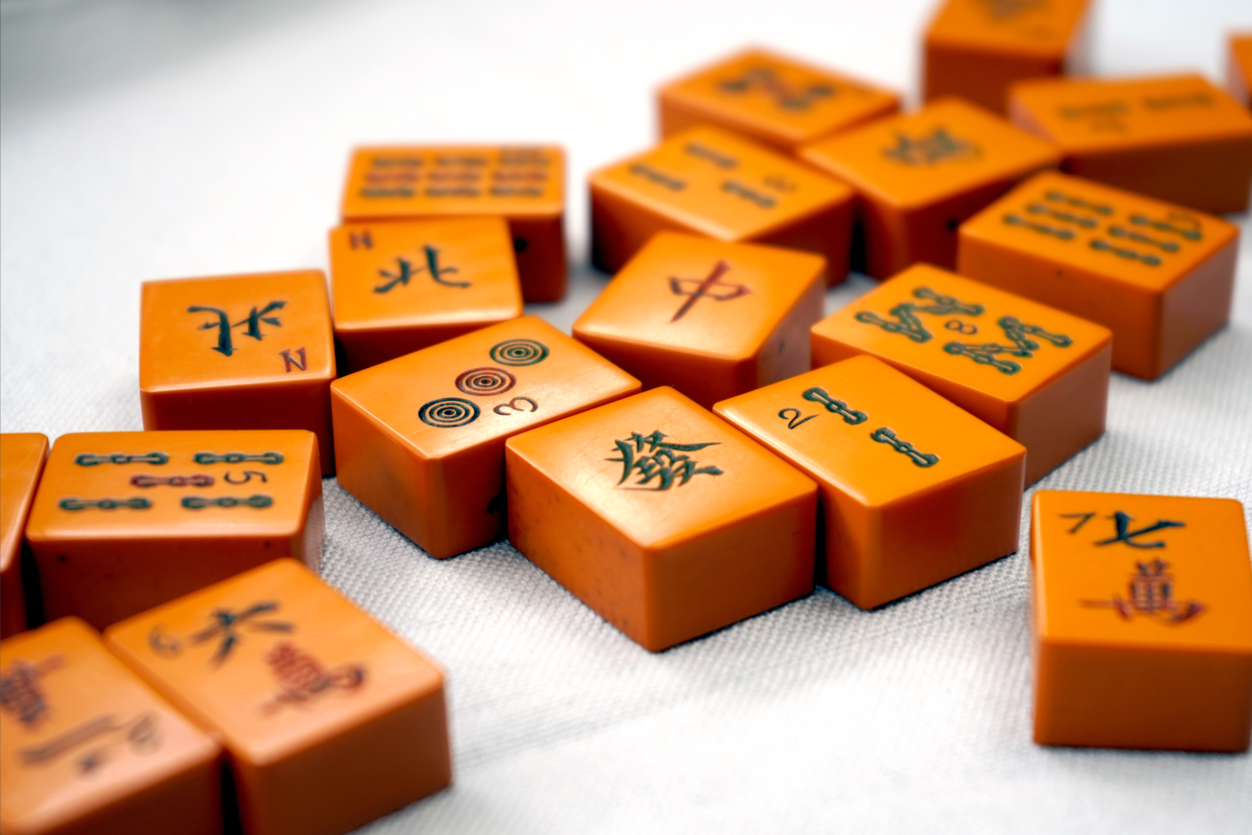 Image of Mah Jongg pieces